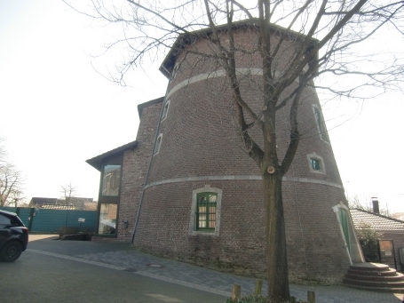 Amern : Dorfstraße, Mühlenturm ( Printzenmühle )